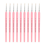 WeiZhuang Hook Line Pen Pittura Acquerello dipinto a mano Lupo Menta Hook Line Pen Pittura Tratto Pennello a linea sottile, 10 PCS 00000 Pink, 10 PCS 000 Pink, 10 PCS 00 Pink, 10 PCS 0 Pink, 10 PCS 1 Pink, 10 PCS 2 Pink, 10 PCS 3 Pink, 10 PCS 4 Pink   ...