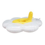 Salvagente gonfiabile per bambini con anello per il nuoto, anello per il fiore del sole, con cuscino, Sun Flower Seat Ring