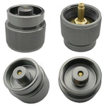 2 PCS Adattatore per serbatoio di gas propano da campeggio Convertitore per stufa da esterno Accessori per connettori per stufa da esterno Interfaccia standard USA