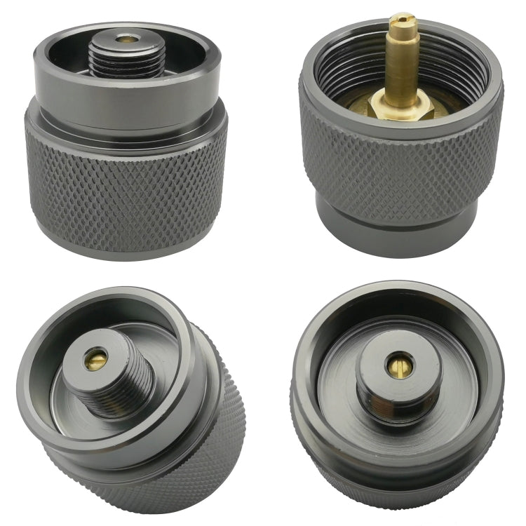 2 PCS Adattatore per serbatoio di gas propano da campeggio Convertitore per stufa da esterno Accessori per connettori per stufa da esterno Interfaccia standard USA