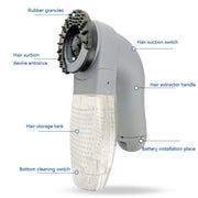Dispositivo di aspirazione peli di animali domestici Massaggio elettrico Pulizia Aspirapolvere Dispositivo per attaccare peli di animali domestici, Massage Cleaning Vacuum Cleaner