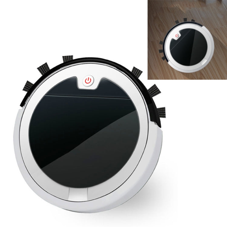 Home Smart Sweeping Robot Pianificazione del percorso Controllo remoto Spazzatrice ad aspirazione grande, White Black, Red Black