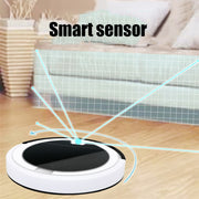 Home Smart Sweeping Robot Pianificazione del percorso Controllo remoto Spazzatrice ad aspirazione grande, White Black, Red Black