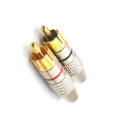 30 pz 270RCA Testa di loto Spina AV Testa video Testa audio Spina RCA Spina di loto