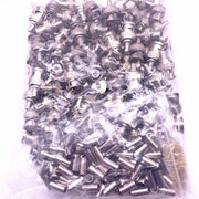 Testa di cablaggio con spina BNC pressata a freddo da 50 pezzi RG58 RG59 RG6U, 58, 59, 60