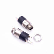 50 PZ Jack per cuffie Jack audio da 3,5 a 3 pin con dado verticale a doppio canale ROHS