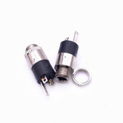 50 PZ Jack per cuffie Jack audio da 3,5 a 3 pin con dado verticale a doppio canale ROHS