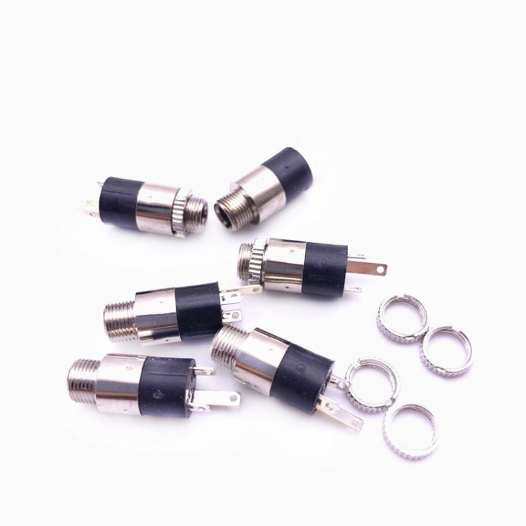 50 PZ Jack per cuffie Jack audio da 3,5 a 3 pin con dado verticale a doppio canale ROHS