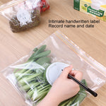4 set di sacchetti sigillati per alimenti freschi, sacchetti di plastica per la conservazione del frigorifero addensato per uso domestico, Small (30 Pieces / Set), Medium (25 Pieces / Set), Large (15 Pieces / Set)