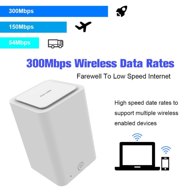 PIXLINK WR11 300Mbps Home WiFi Booster amplificatore relè segnale wireless, EU Plug, US Plug