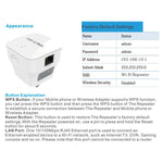 Ripetitore avanzato con amplificazione del segnale WIFI PIXLINK WR12 300Mbps, EU Plug, UK Plug, US Plug, AU Plug