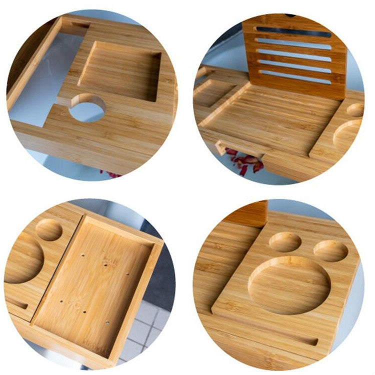 Supporto per tablet per telefono cellulare per vasca da bagno, vassoio per vasca da bagno, Wine Mobile Phone Tablet Stand