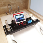 Mensola per vasca da bagno retrattile multifunzionale da bagno, Single Box, Double Box