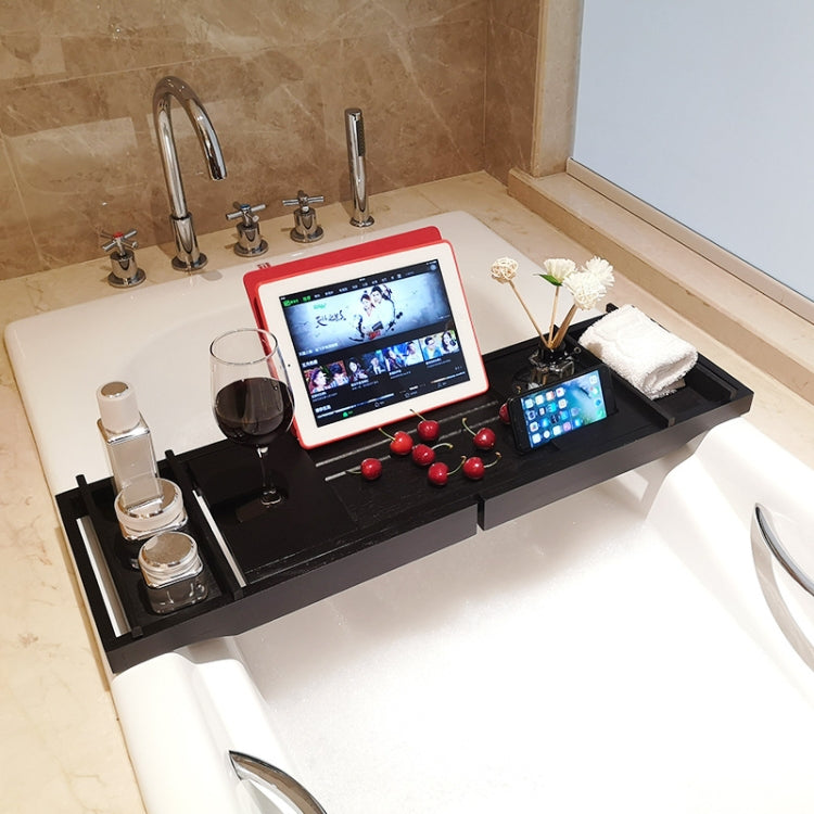 Mensola per vasca da bagno retrattile multifunzionale da bagno, Single Box, Double Box