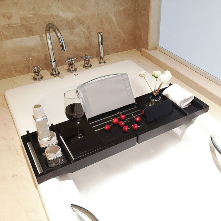Mensola per vasca da bagno retrattile multifunzionale da bagno, Single Box, Double Box