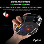 Freedom-Wolf X8 Mouse gaming wireless 2400 DPI 6 tasti