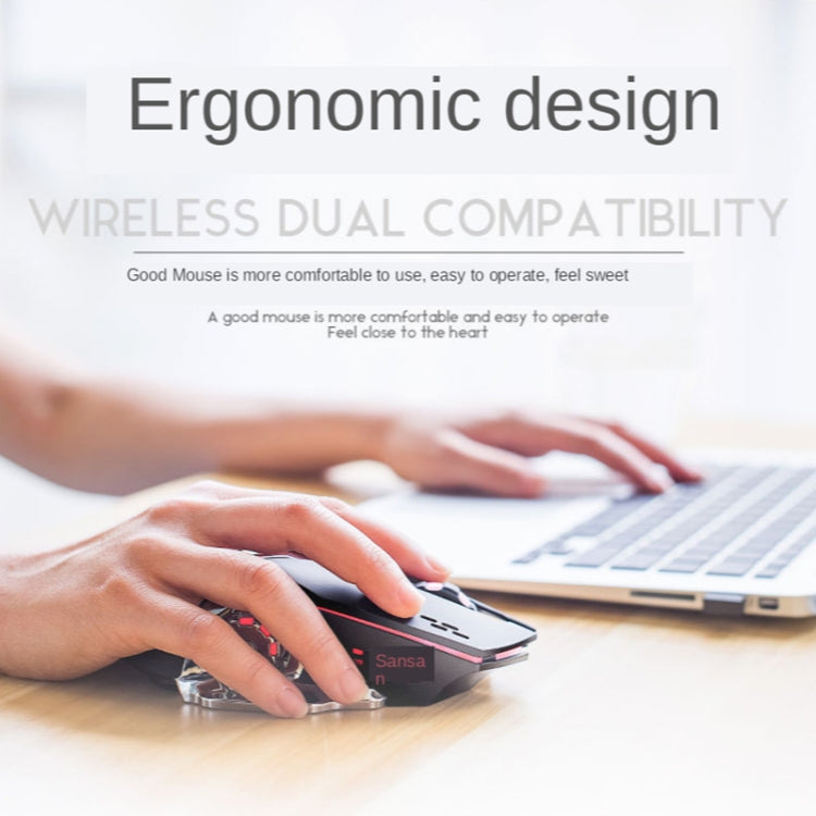 Freedom-Wolf X8 Mouse gaming wireless 2400 DPI 6 tasti