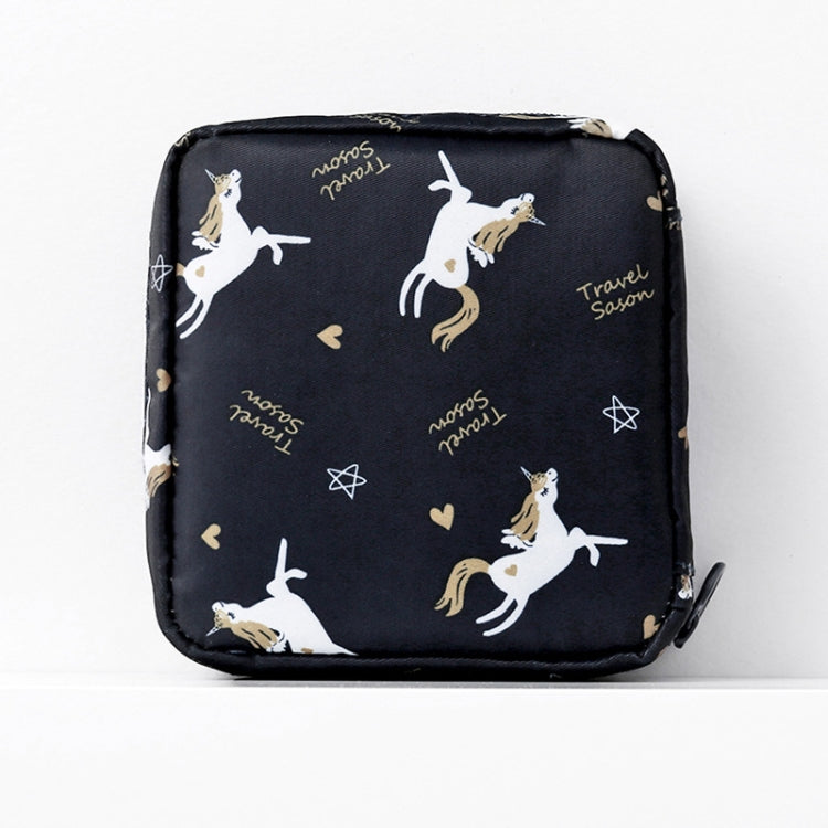 Borsa portaoggetti ispessita per assorbenti igienici portatili da viaggio da 3 pezzi