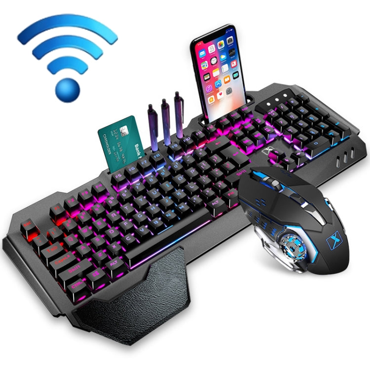 Set tastiera e mouse wireless da gioco ricaricabili K680 RGB