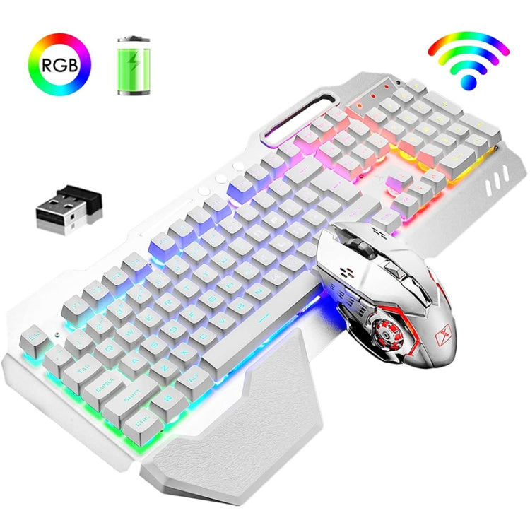 Set tastiera e mouse wireless da gioco ricaricabili K680 RGB