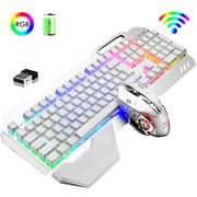 Set tastiera e mouse wireless da gioco ricaricabili K680 RGB