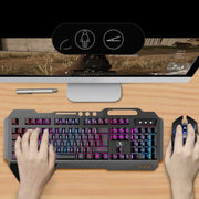 Set tastiera e mouse wireless da gioco ricaricabili K680 RGB