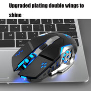 Set tastiera e mouse wireless da gioco ricaricabili K680 RGB