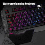 Set tastiera e mouse wireless da gioco ricaricabili K680 RGB