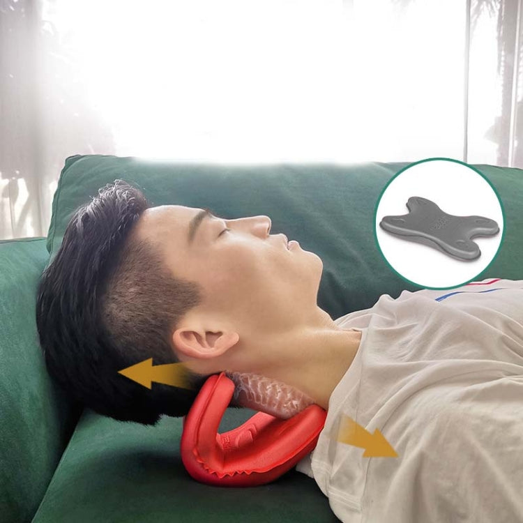 Cuscino per colonna vertebrale cervicale Massaggiatore per allungamento Ortesi Cuscino per collo portatile
