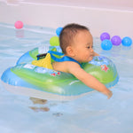 Salvagente gonfiabile per bambini con anello di nuoto per bambini con modello animale dei cartoni animati, S, L