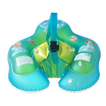 Salvagente gonfiabile per bambini con anello di nuoto per bambini con modello animale dei cartoni animati, S, L