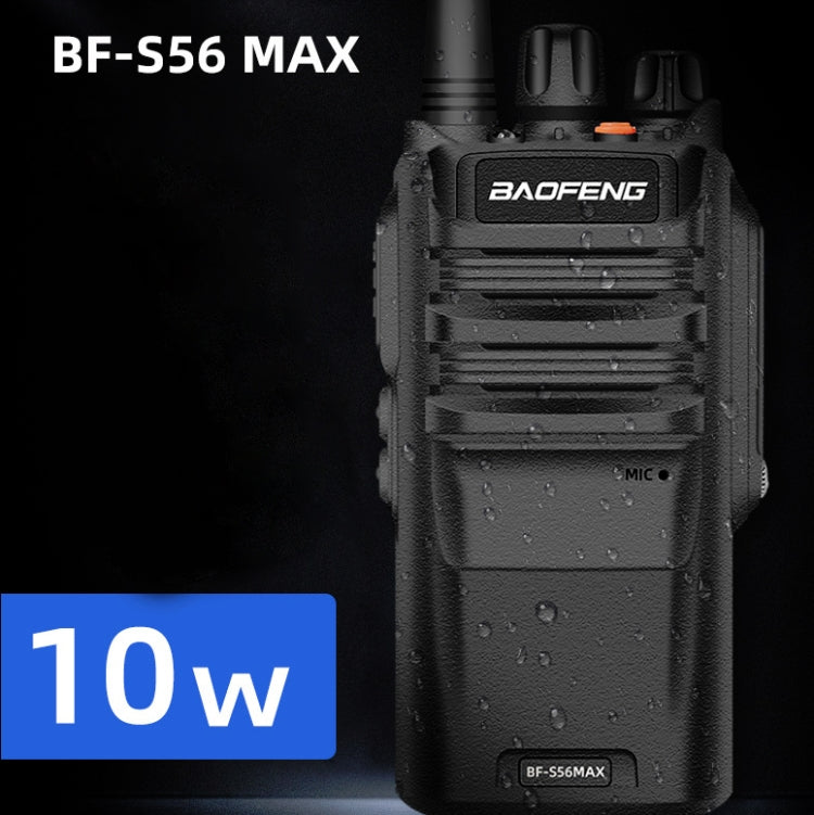 Baofeng BF-S56MAX Dispositivo di comunicazione portatile impermeabile ad alta potenza Walkie-talkie, AU Plug, EU Plug, US Plug, UK Plug