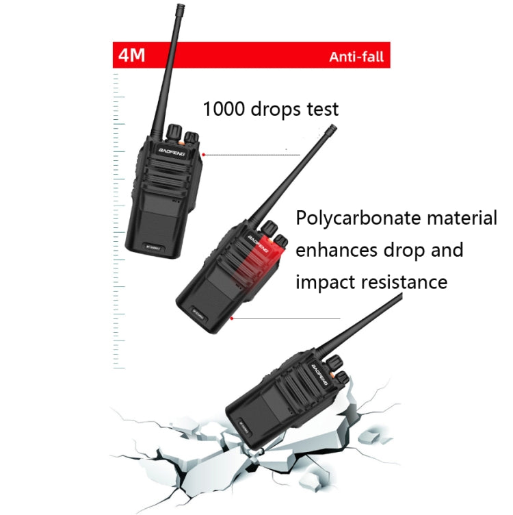 Baofeng BF-S56MAX Dispositivo di comunicazione portatile impermeabile ad alta potenza Walkie-talkie, AU Plug, EU Plug, US Plug, UK Plug