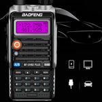 Baofeng BF-B2Plus Mini walkie-talkie 8W 50 km portatile