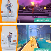 Gioco Anello fitness Anello fitness sportivo + cinturino per le gambe per Nintendo NS