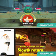 Gioco Anello fitness Anello fitness sportivo + cinturino per le gambe per Nintendo NS