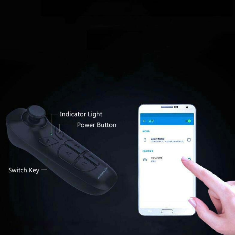 Telecomando Bluetooth per Occhiali VR e Smartphone Android iOS