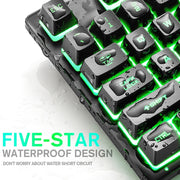 ZIYOULANG K16 Tastiera manipolatore per notebook da gioco colorata a 87 tasti, lunghezza cavo: 1,5 m, K16
