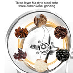 Macchina per spolverare materiale medicinale oscillante Piccola molatrice per farmaci per farmacia Spina europea, Medicine Grinding Machine