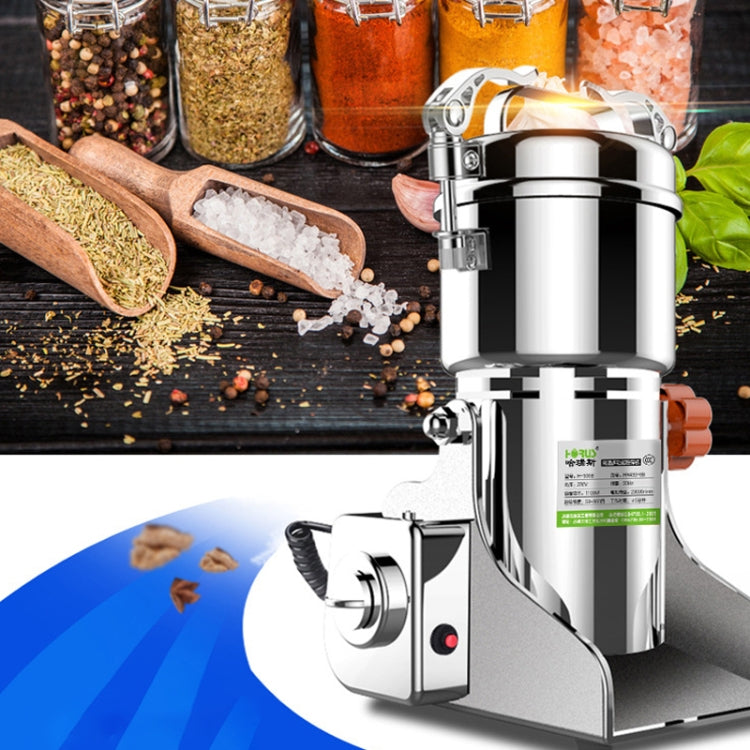 Macchina per spolverare materiale medicinale oscillante Piccola molatrice per farmaci per farmacia Spina europea, Medicine Grinding Machine