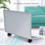 Ripiano per riscaldatore per ventola, supporto per funghi invisibile portatile compatto e creativo per laptop creativo, Black, Green