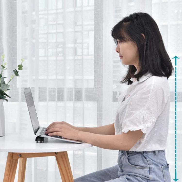 Ripiano per riscaldatore per ventola, supporto per funghi invisibile portatile compatto e creativo per laptop creativo, Black, Green