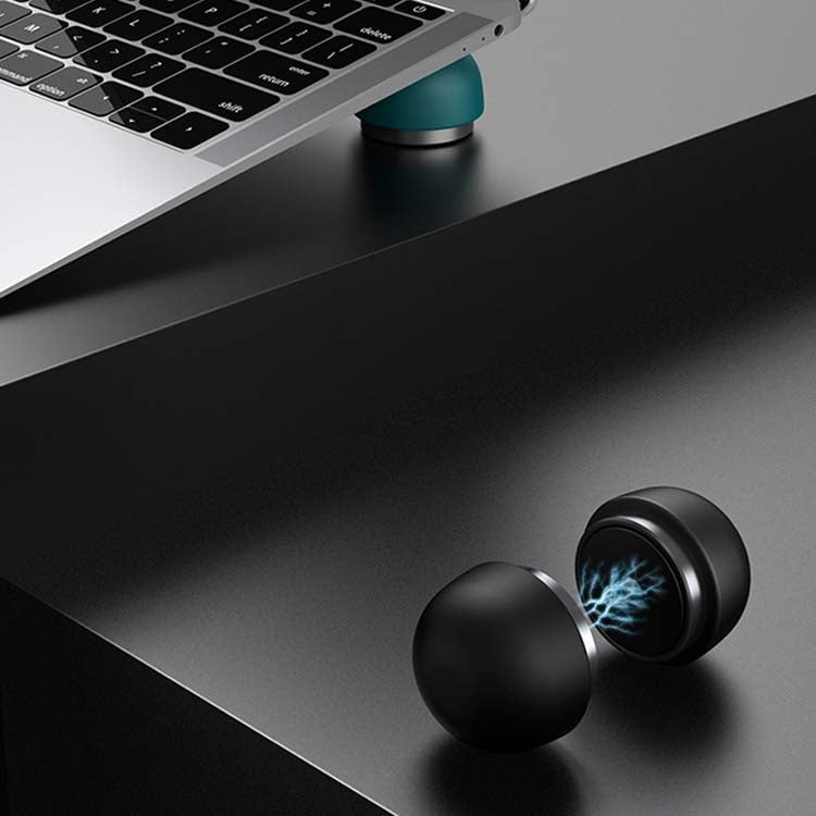 Ripiano per riscaldatore per ventola, supporto per funghi invisibile portatile compatto e creativo per laptop creativo, Black, Green