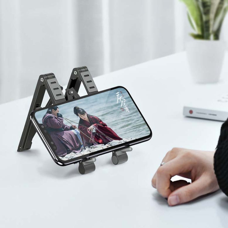 Supporto per laptop in metallo Supporto per computer pieghevole Mini staffa rialzata piatta, Gray, Silver