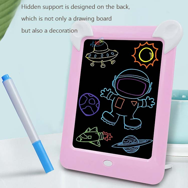 Tavolo da disegno luminoso a LED per bambini 26x19 cm