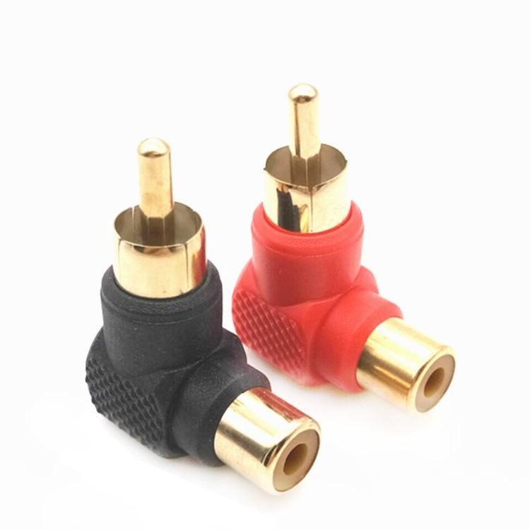 20 pz/10 paia di adattatori audio RCA maschio-femmina a gomito RCA a forma di L ad angolo retto