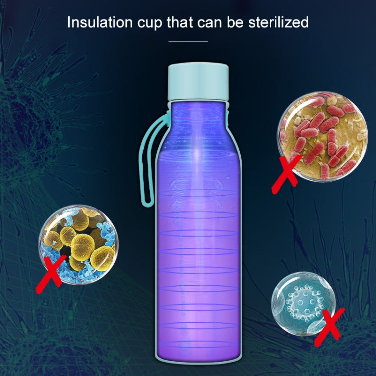 Sterilizzazione ultravioletta Disinfezione intelligente Boccetta per vuoto in acciaio inossidabile con ricarica USB, USB Vacuum Flask