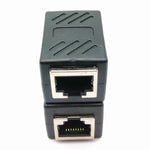 10 PZ Testa di rete diretta RJ45 Connettore per cavo di rete Giunto di testa 8P8C Testa schermata a doppio passaggio