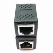 10 PZ Testa di rete diretta RJ45 Connettore per cavo di rete Giunto di testa 8P8C Testa schermata a doppio passaggio