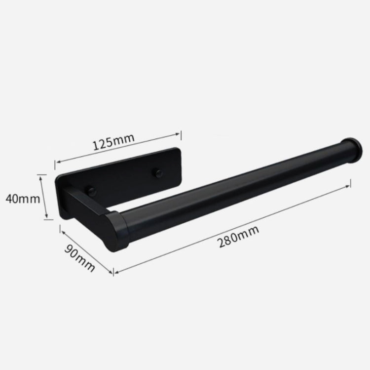 Staffa per montaggio a parete per portasciugamani di carta da cucina Lazy Rag Rack, Roll Paper Holder